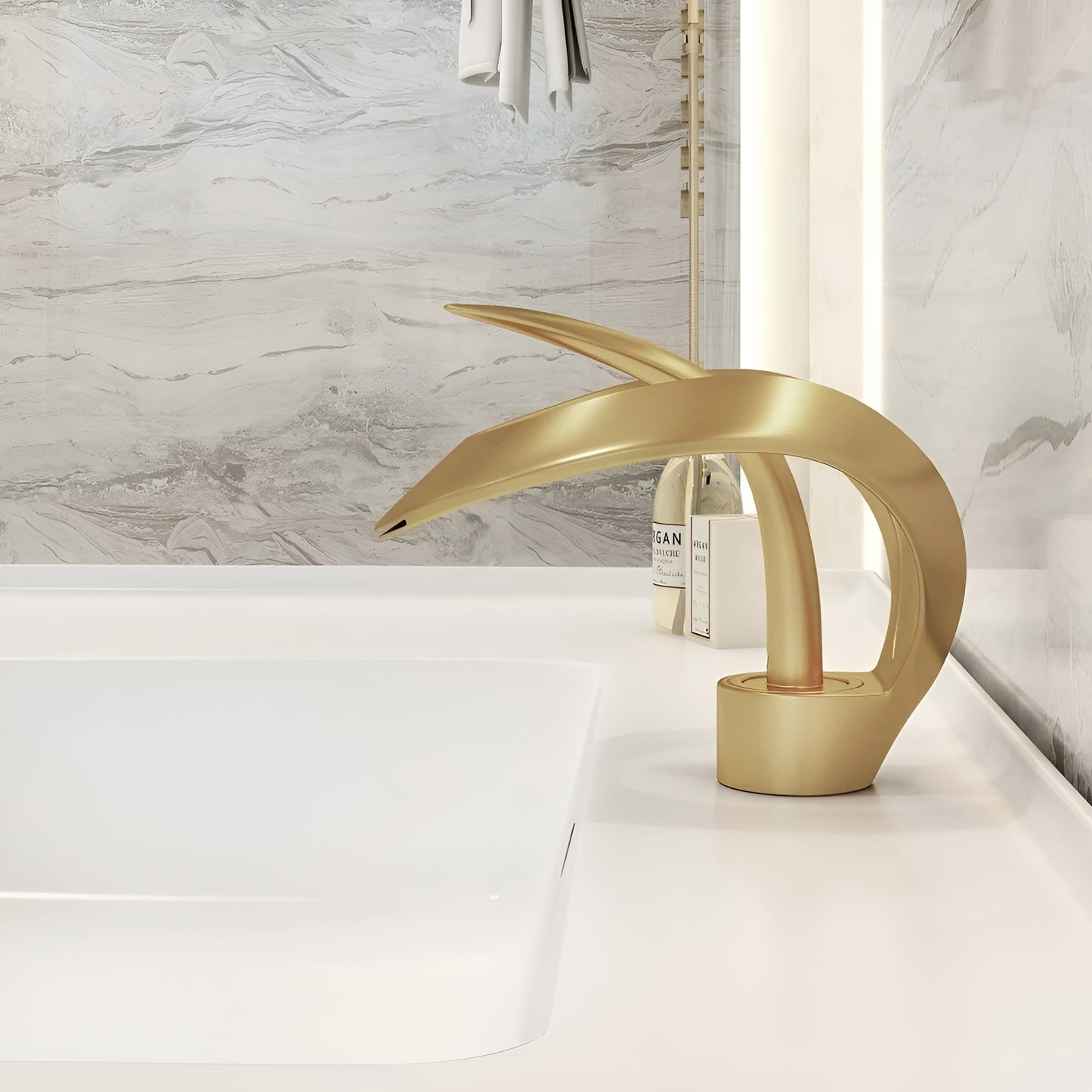 AquaGleam | Minimalist Bathroom Faucet for Sink 1
