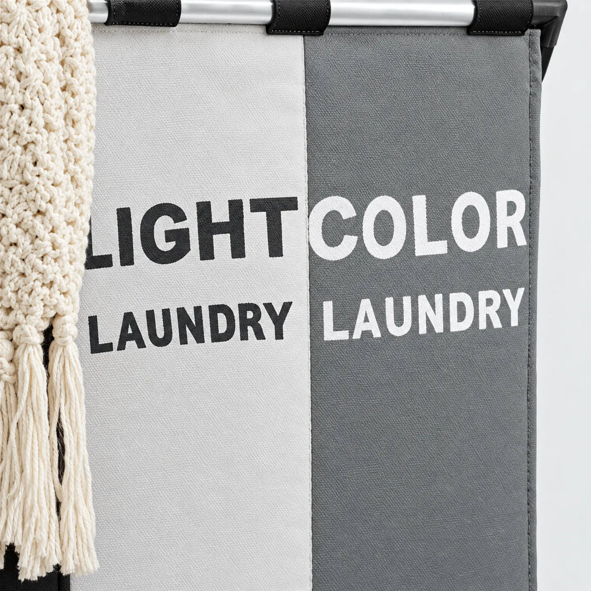 Foldable Fabric Laundry Sorter with Removable Laundry Bags