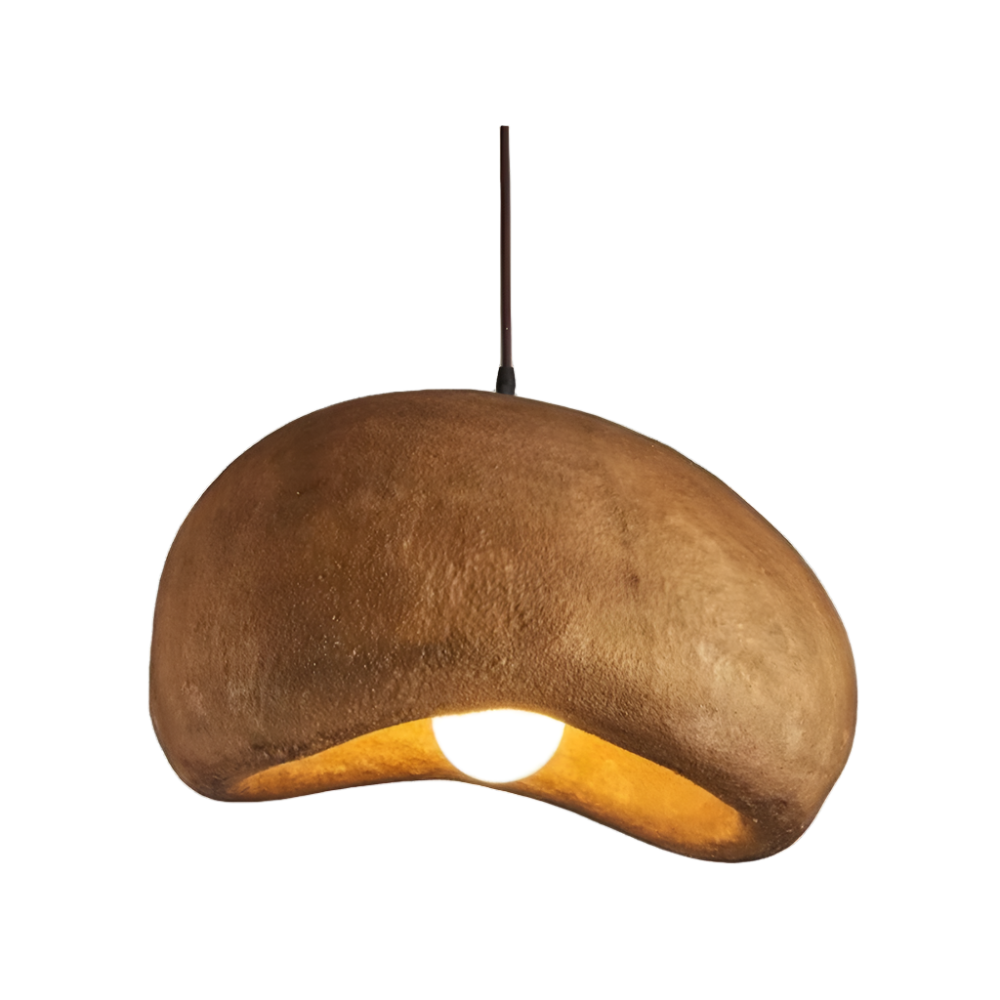 Japandi Resin Cloud Pendant Light with Adjustable Height | Orelix