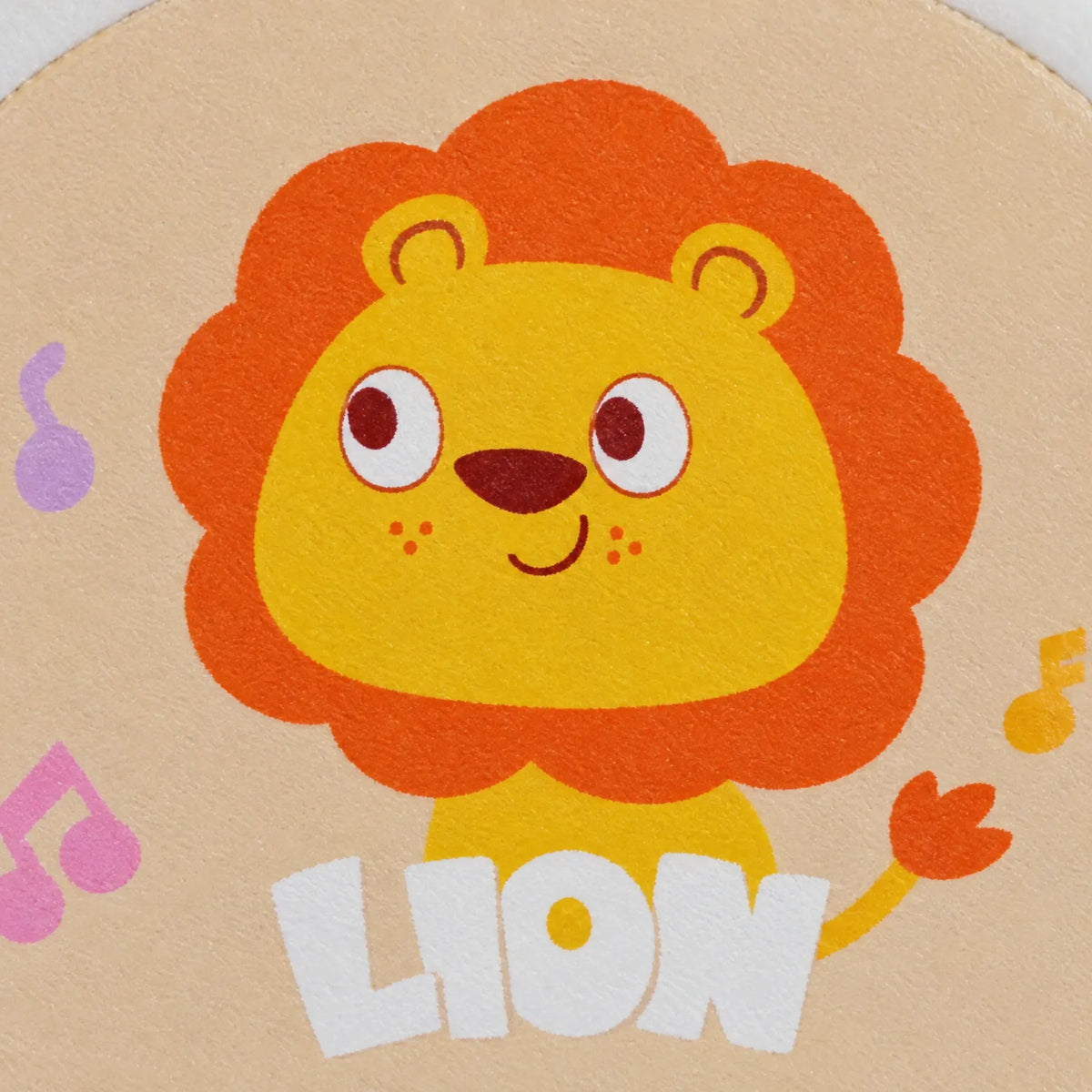 Lion Themed Kids Tambourine