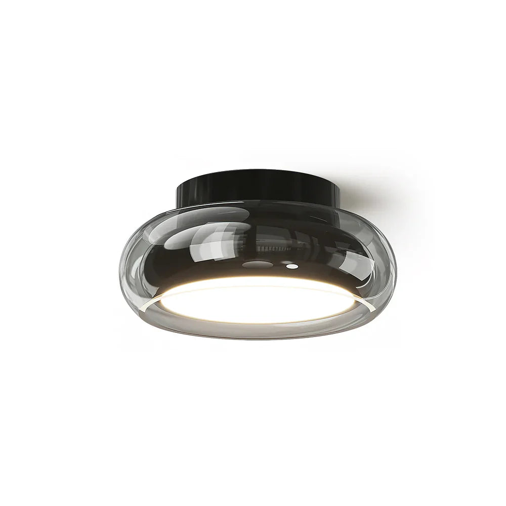 Minimalist Glass Ceiling Light for Modern Interiors | Glanor