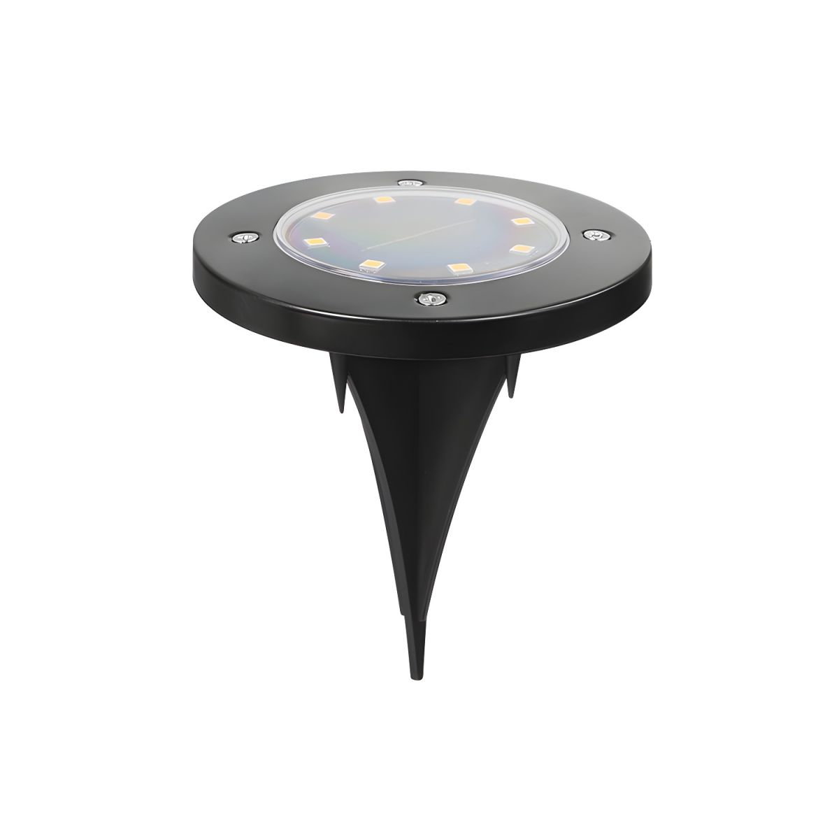 Minimalist Solar LED Circle Outdoor Garden Light | Zelvix