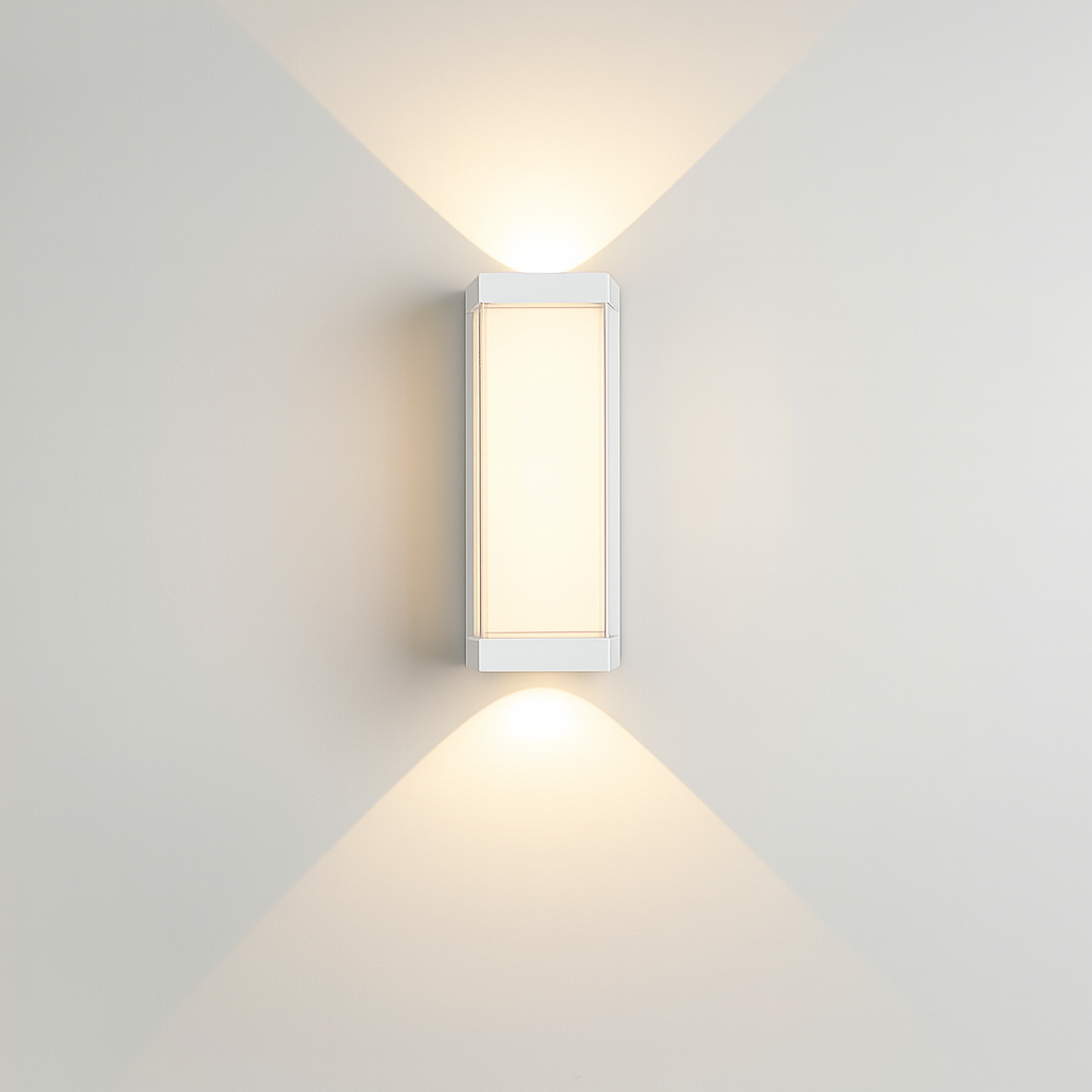 Minimalist Waterproof Acrylic Outdoor Wall Light | Solvian