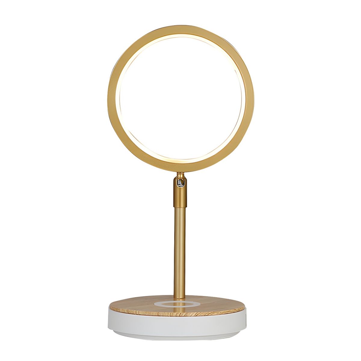 Modern Circle Touch Dimming Table Lamp With LED Bulb | Xandrel