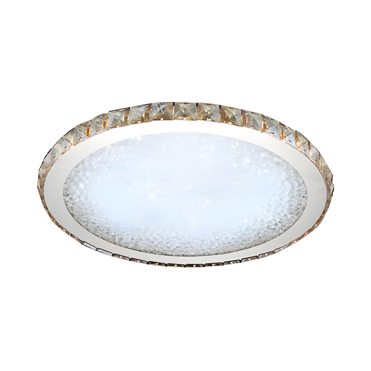 Modern Crystal LED Flush Mount Ceiling Light | Cristalux