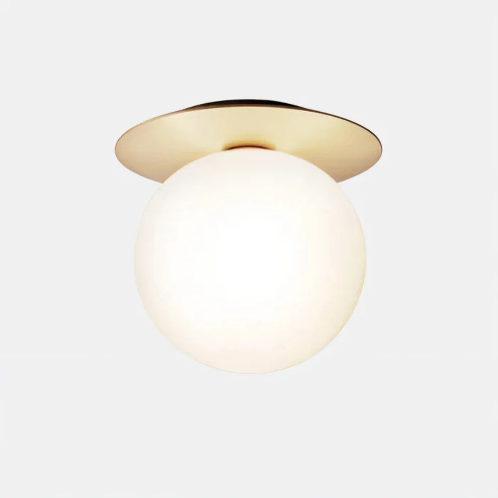 Modern LED Glass Globe Ceiling Lamp Design | Farvyn
