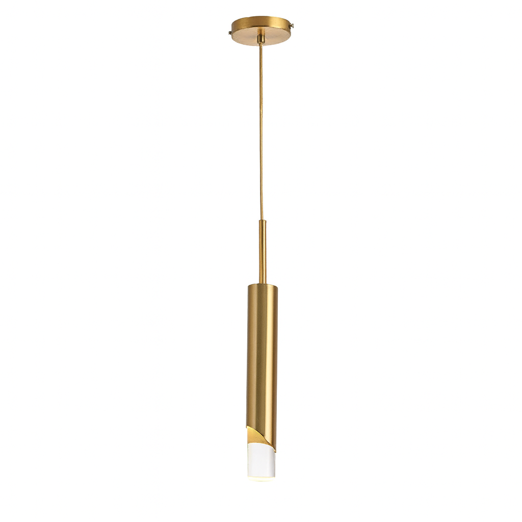 Modern Metal Cylinder Pendant Light LED Compatible | Ardorin
