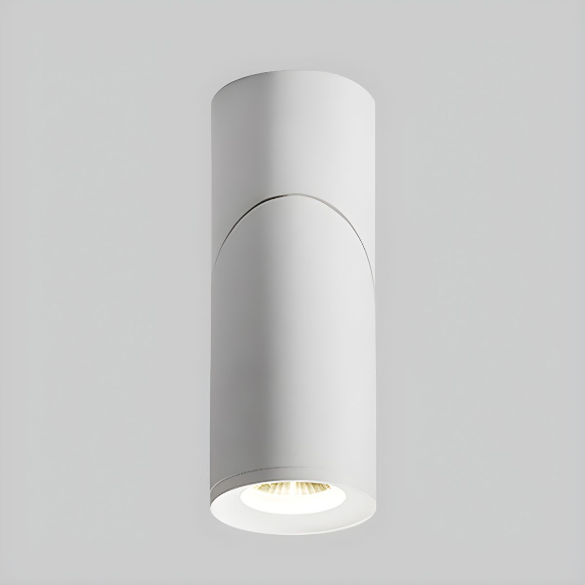 Nordic Aluminium Cylinder Flush Mount Ceiling Light | Corvyn