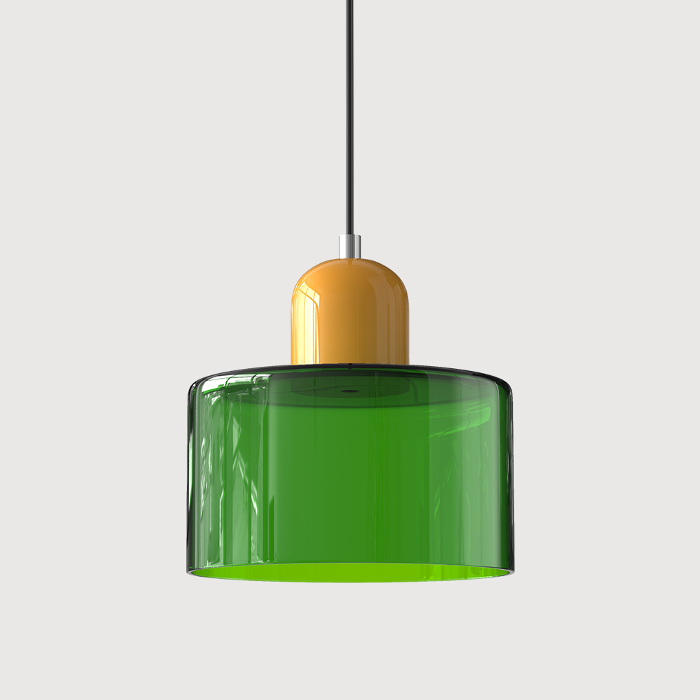 Nordic Glass Globe Pendant Light Industrial Style | Virelia