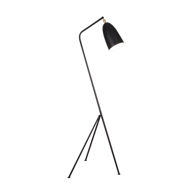 Nordic Metal Dome Floor Lamp With Arched Frame | Corvane