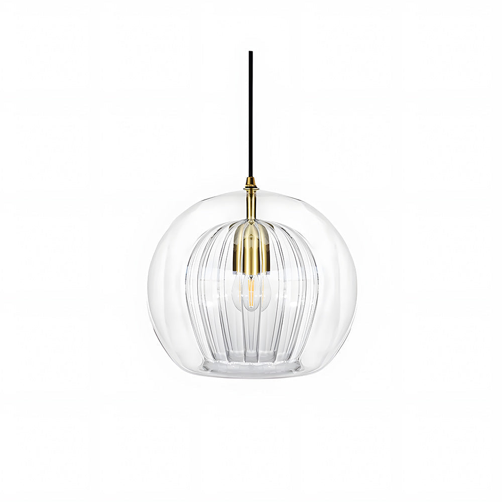 Nordic Spherical Glass Pendant Light for Modern Spaces | Kylvera