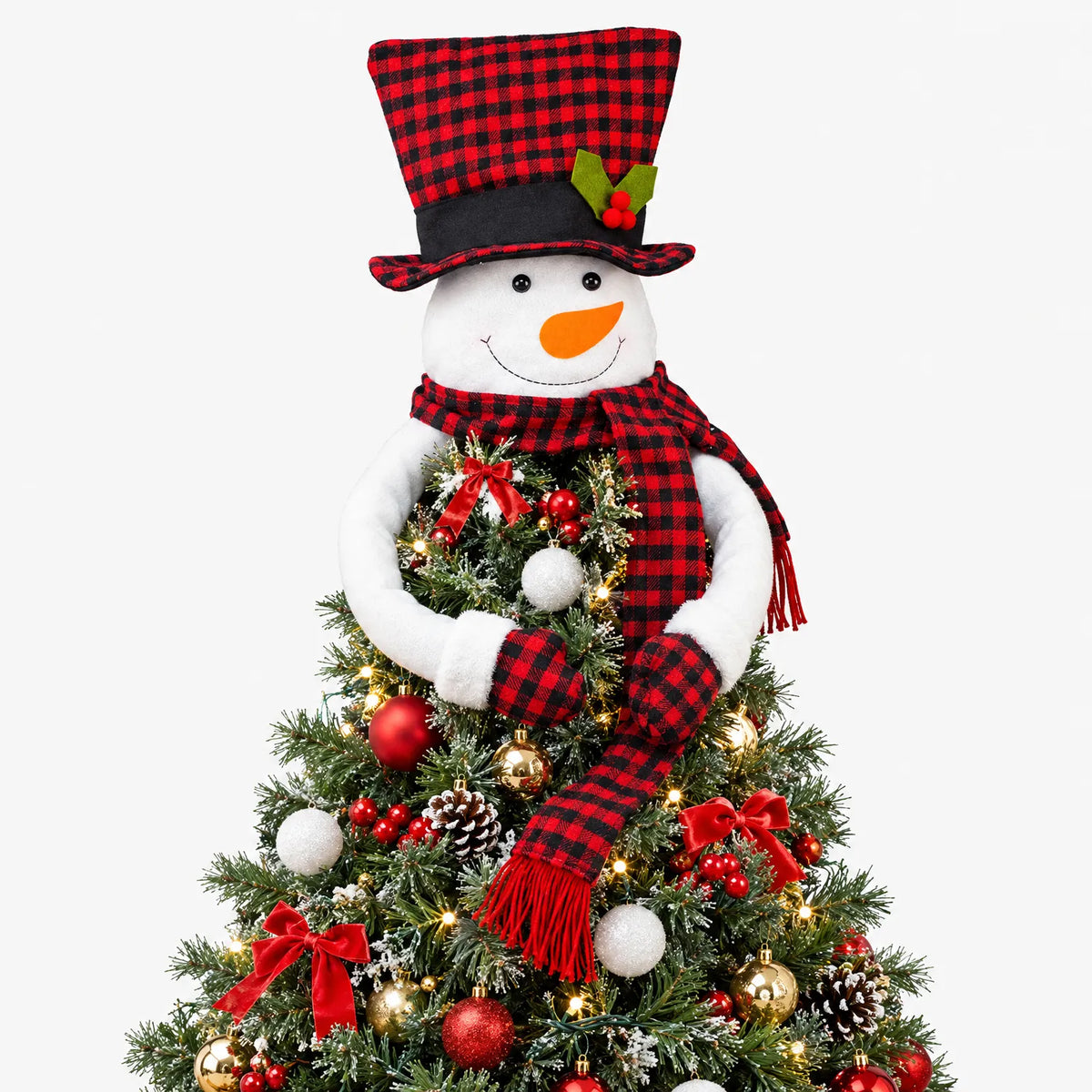 Plush Holiday Character Christmas Tree Topper