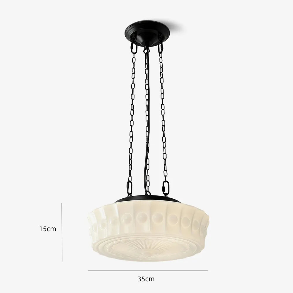Retro Glass Shade Pendant Light for Dining Areas | Orvessa