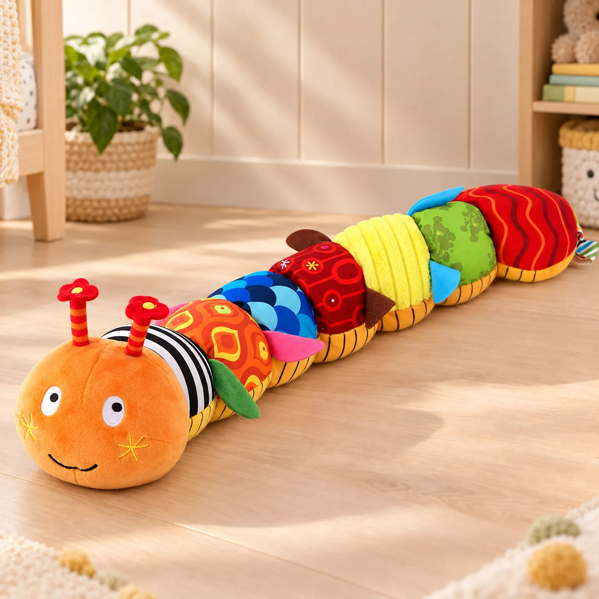 Sensory Animal Toy with Textured Fabric Kids