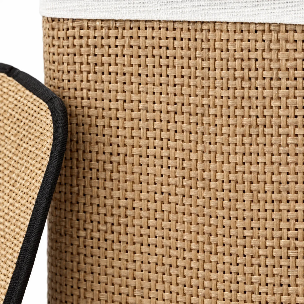 Tall Laundry Basket with Lid and Removable Liner 72L