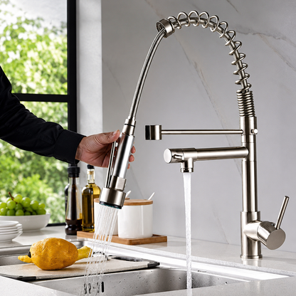 Flexible Kitchen Faucet | Modern Kitchen Tap with Sprayer