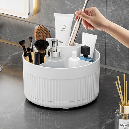360 Rotating Makeup Organizer for Brushes and Cosmetics