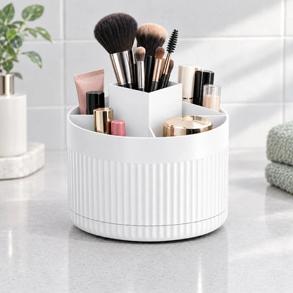 360 Rotating Makeup Organizer for Brushes and Cosmetics