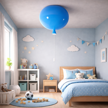 Acrylic Balloon Ceiling Light for Kids Room Interiors | Lumilo