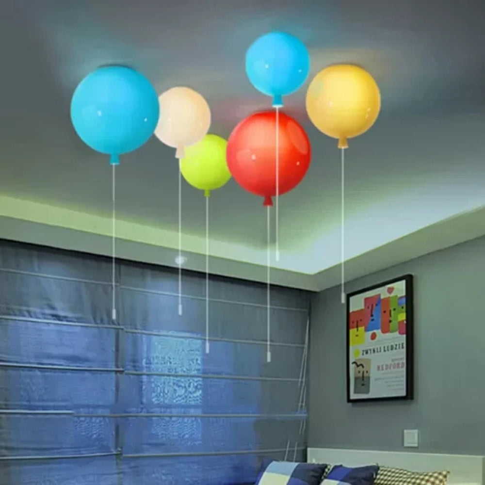 Acrylic Balloon Ceiling Light for Kids Room Interiors | Lumilo