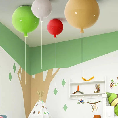 Acrylic Balloon Ceiling Light for Kids Room Interiors | Lumilo