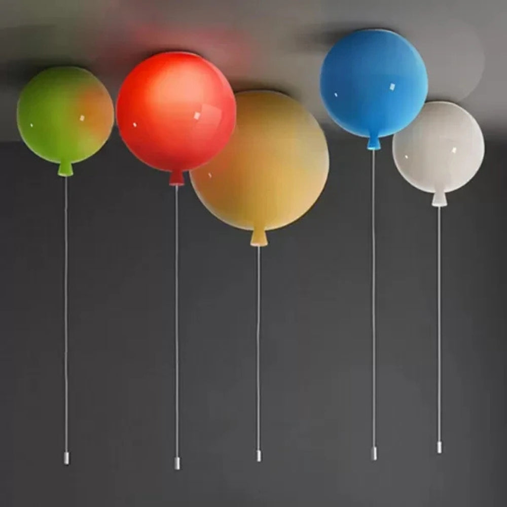 Acrylic Balloon Ceiling Light for Kids Room Interiors | Lumilo