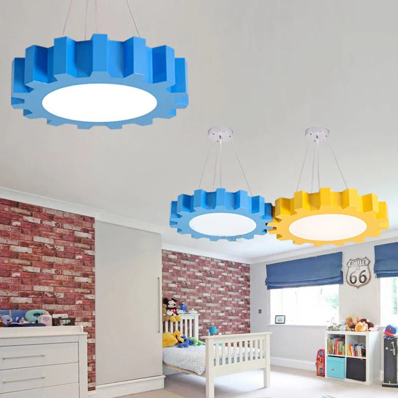 Acrylic Candy Colours LED Pendant Light for Kids Rooms | Lorvian
