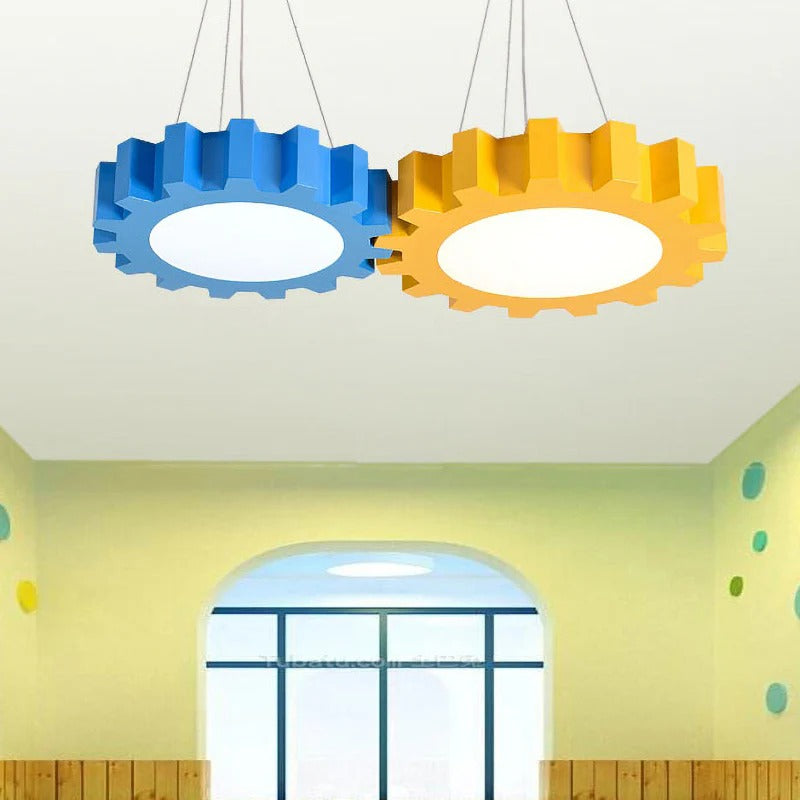 Acrylic Candy Colours LED Pendant Light for Kids Rooms | Lorvian