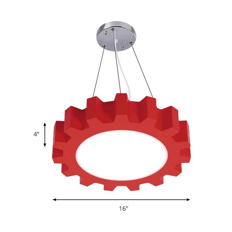 Acrylic Candy Colours LED Pendant Light for Kids Rooms | Lorvian