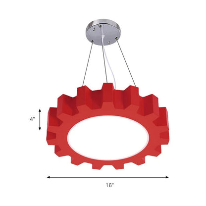 Acrylic Candy Colours LED Pendant Light for Kids Rooms | Lorvian
