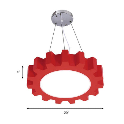 Acrylic Candy Colours LED Pendant Light for Kids Rooms | Lorvian