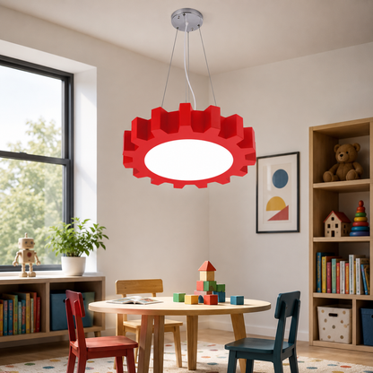 Acrylic Candy Colours LED Pendant Light for Kids Rooms | Lorvian