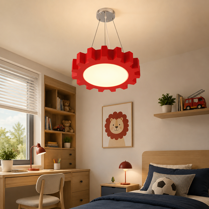 Acrylic Candy Colours LED Pendant Light for Kids Rooms | Lorvian