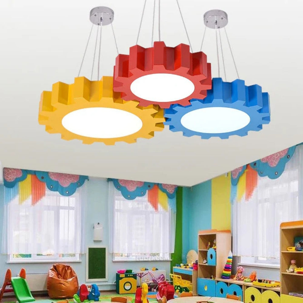 Acrylic Candy Colours LED Pendant Light for Kids Rooms | Lorvian