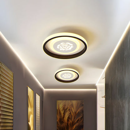 Acrylic Flower Flush Mount Ceiling Light Modern | Glowlis