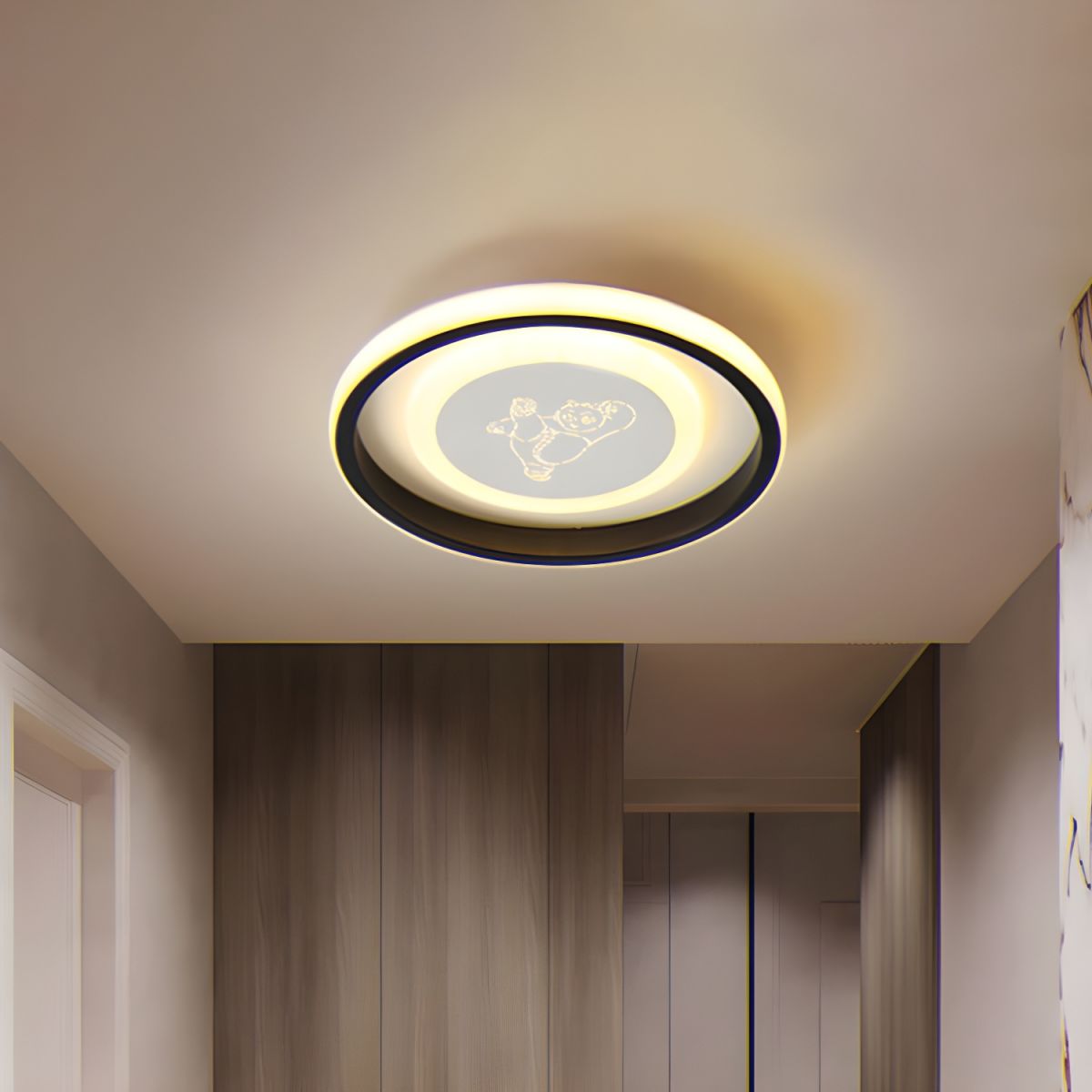 Acrylic Flower Flush Mount Ceiling Light Modern | Glowlis