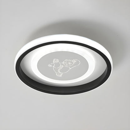 Acrylic Flower Flush Mount Ceiling Light Modern | Glowlis