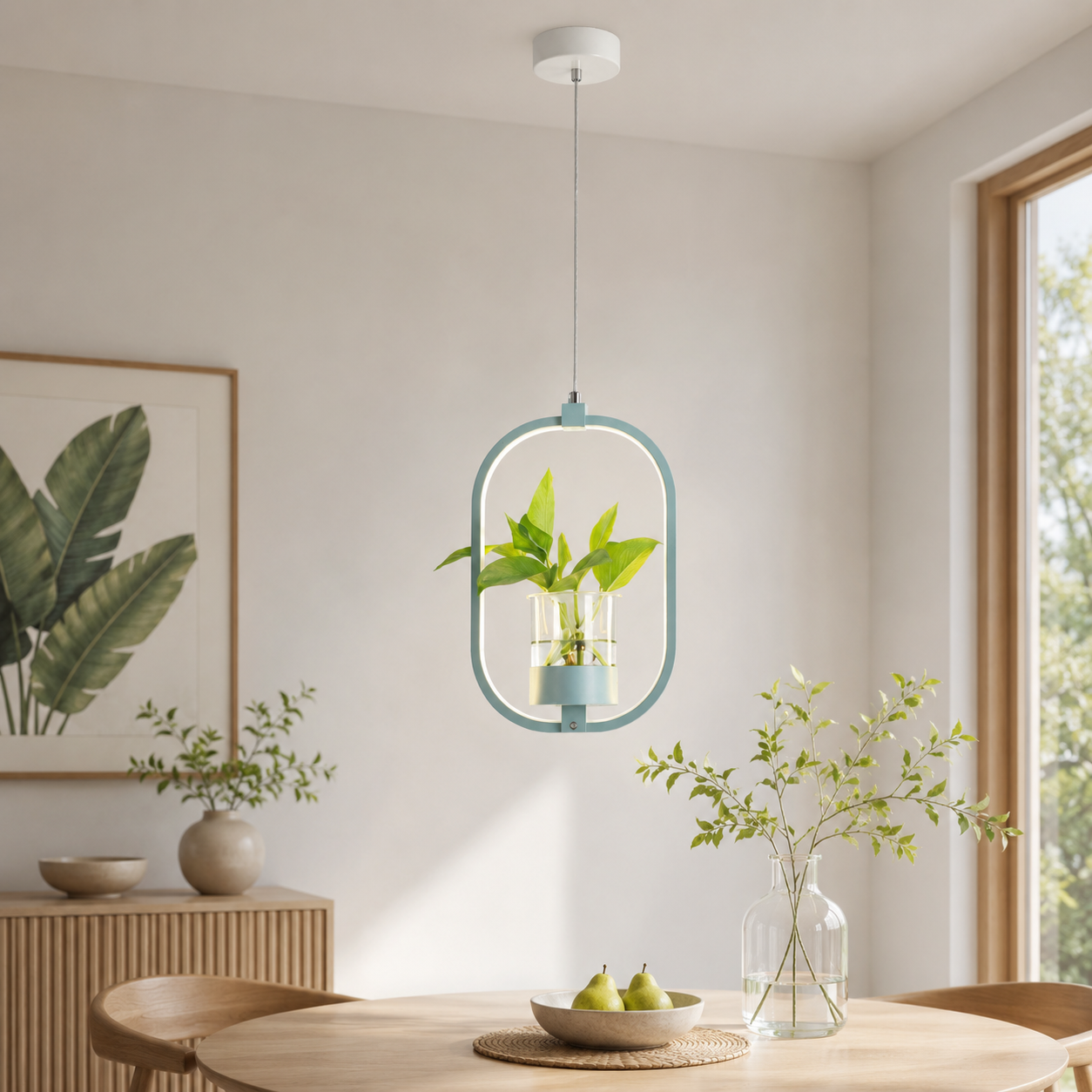 Acrylic LED Nordic Pendant Light Dining Room Suspension | Zykrona