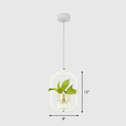 Acrylic LED Nordic Pendant Light Dining Room Suspension | Zykrona
