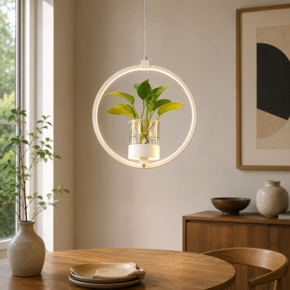 Acrylic LED Nordic Pendant Light Dining Room Suspension | Zykrona