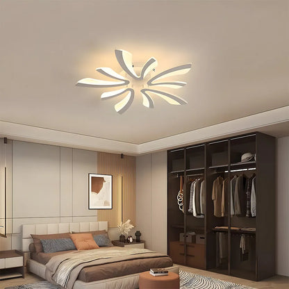 Acrylic Petal Nordic Flush Mount Ceiling Light | Acriva