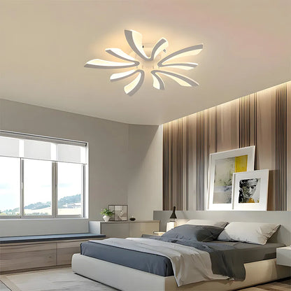 Acrylic Petal Nordic Flush Mount Ceiling Light | Acriva