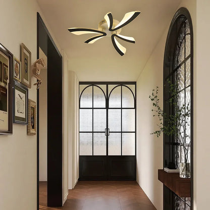 Acrylic Petal Nordic Flush Mount Ceiling Light | Acriva