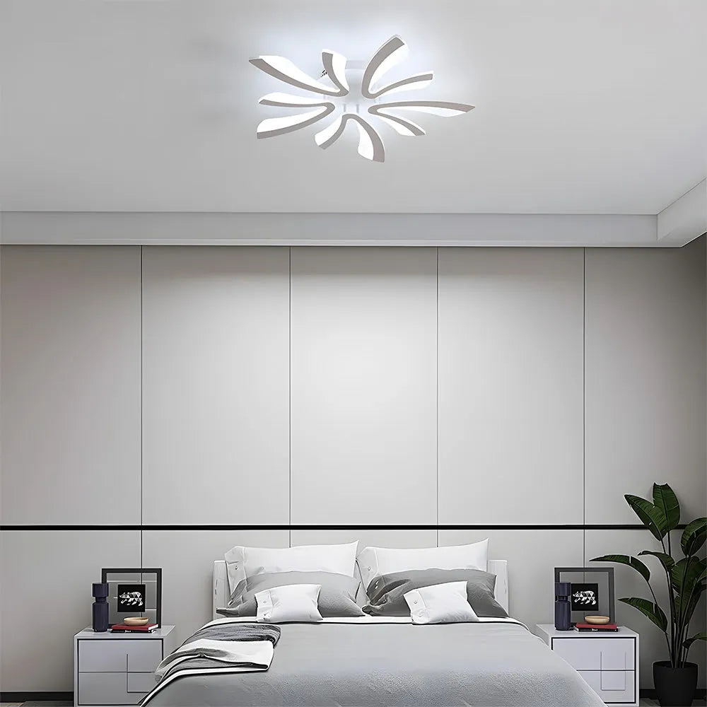 Acrylic Petal Nordic Flush Mount Ceiling Light | Acriva