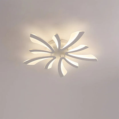 Acrylic Petal Nordic Flush Mount Ceiling Light | Acriva