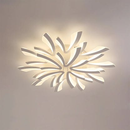 Acrylic Petal Nordic Flush Mount Ceiling Light | Acriva