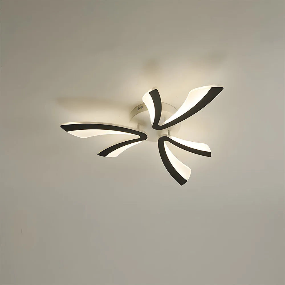 Acrylic Petal Nordic Flush Mount Ceiling Light | Acriva