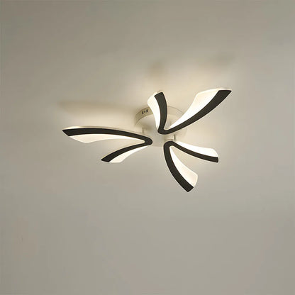 Acrylic Petal Nordic Flush Mount Ceiling Light | Acriva