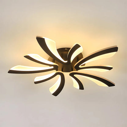 Acrylic Petal Nordic Flush Mount Ceiling Light | Acriva