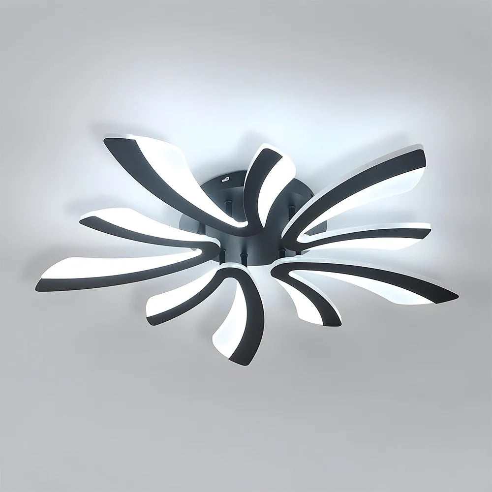 Acrylic Petal Nordic Flush Mount Ceiling Light | Acriva